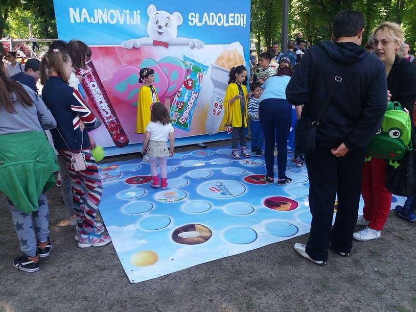 Mališani su bili raspoloženi za igru