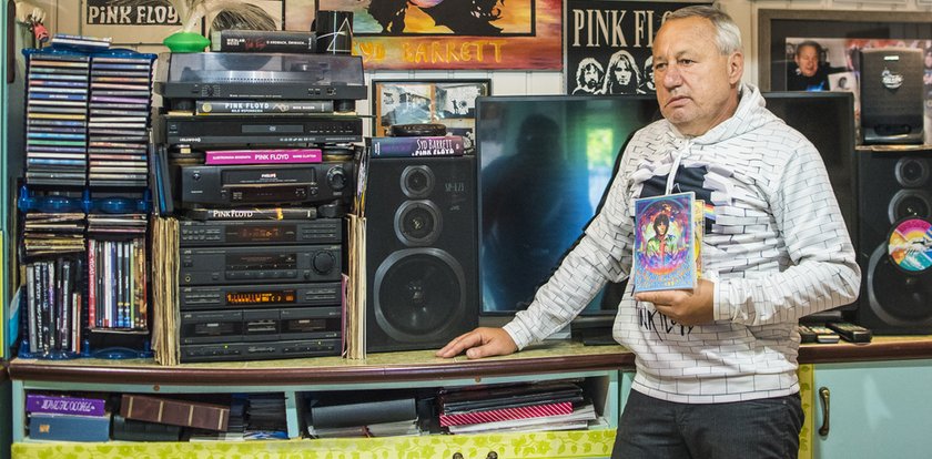 Oto miłośnik zespołu Pink Floyd. Jego muzyczna pasja trwa 50 lat!