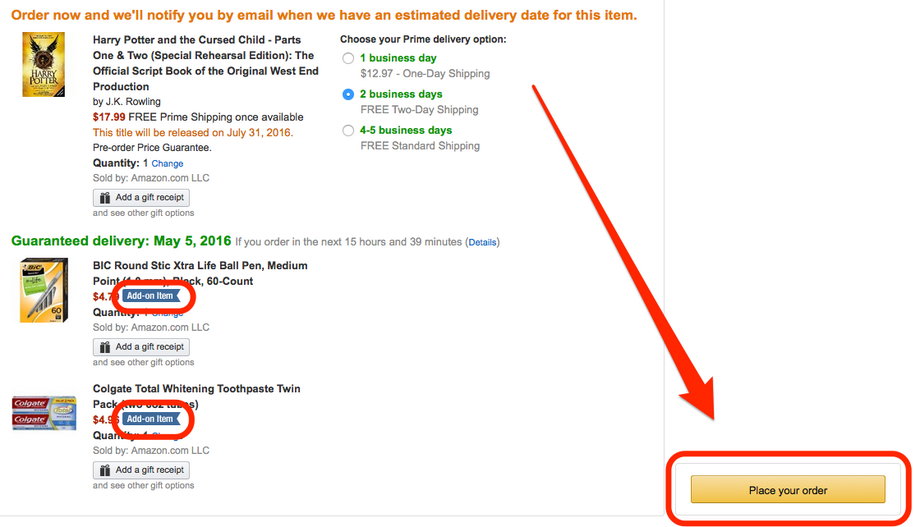 If your total order is over $25, then Amazon will let you make the purchase!