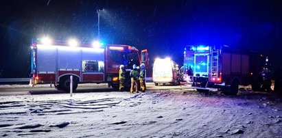 Mężczyznę potrąciły dwa samochody. Tragiczny wypadek w Bąkowie