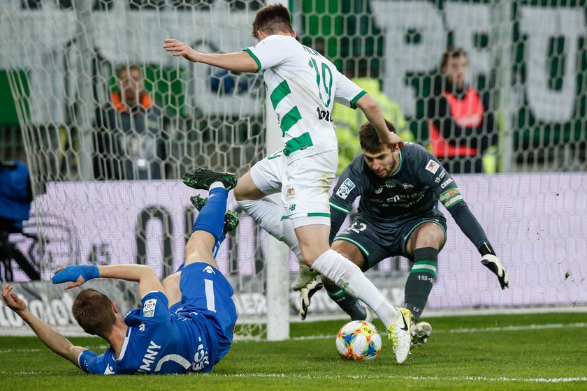 Pilka nozna. Ekstraklasa. Lechia Gdansk - Lech Poznan. 06.04.2019