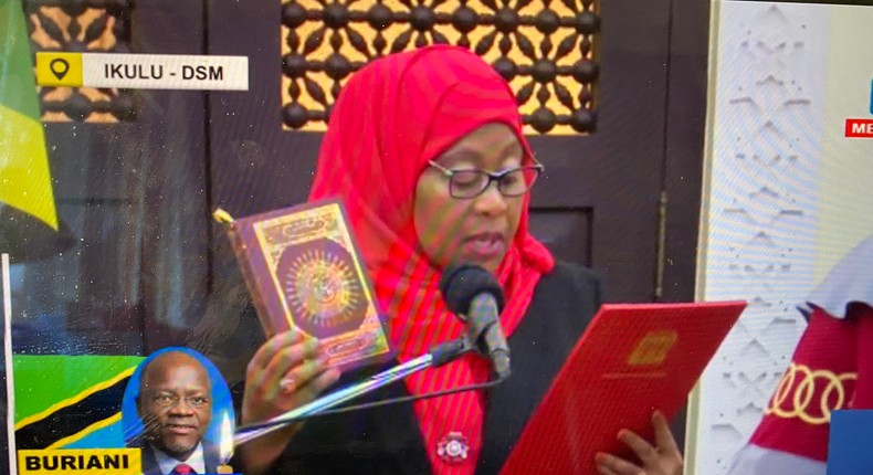 Samia Suluhu Hassan sworn in as Tanzania's sixth president