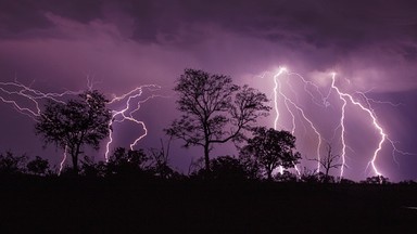 O krok od tragedii. Gdy robili zdjęcie, uderzył w nich piorun