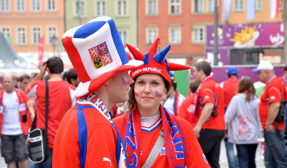 Kibice na ulicach Wrocławia, fot. Michał Kowalski/Onet