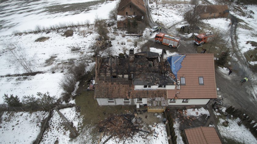 Pożar w Nowej Wsi Małej