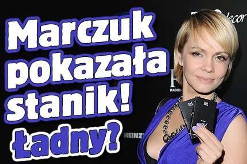 Marczuk pokazała stanik! Ładny?