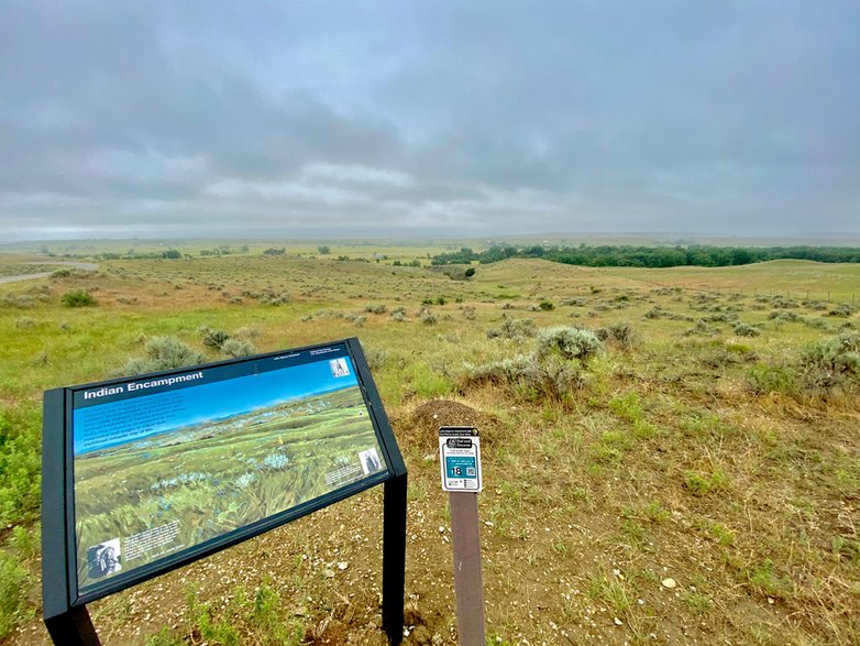 Miejsce obozowiska Indian pod Little Bighorn