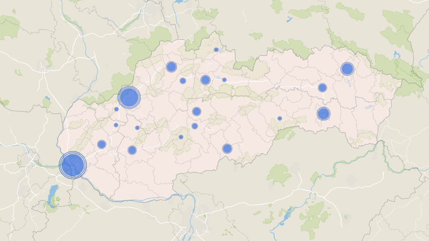 Mapa škôl, ktoré budú mať voľno 17. novembra 2025