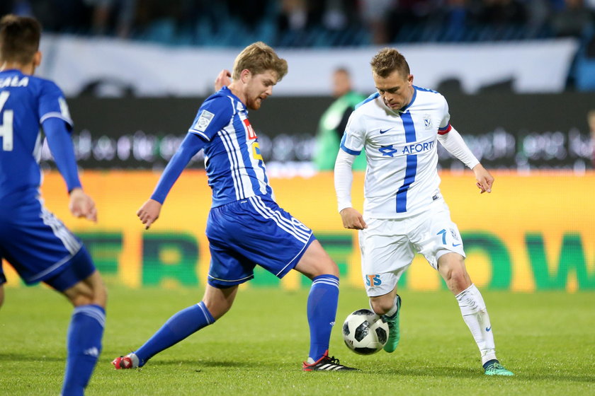 Pilka nozna. Ekstraklasa. Wisla Plock - Lech Poznan. 05.05.2018