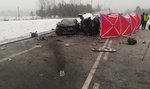 Śmiertelny wypadek na Podlasiu. Bus zderzył się z tirem