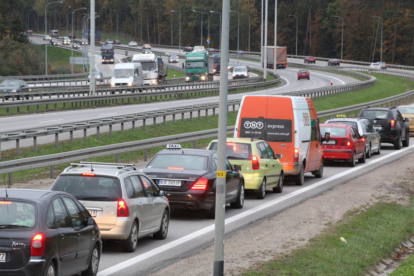 Wypadek na obwodnicy Trójmiasta