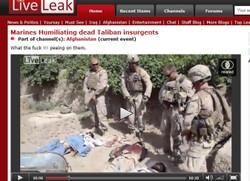 Amerykanie oddają mocz na martwych talibów. Drastyczne wideo!