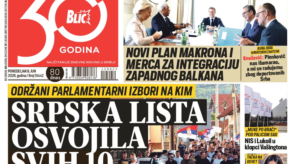 Naslovna Blic