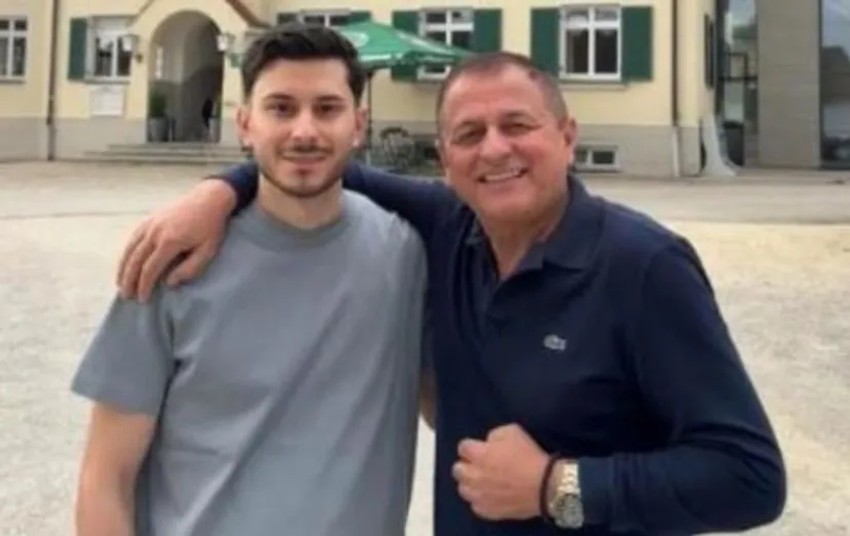 Rade Lacković sa sinom