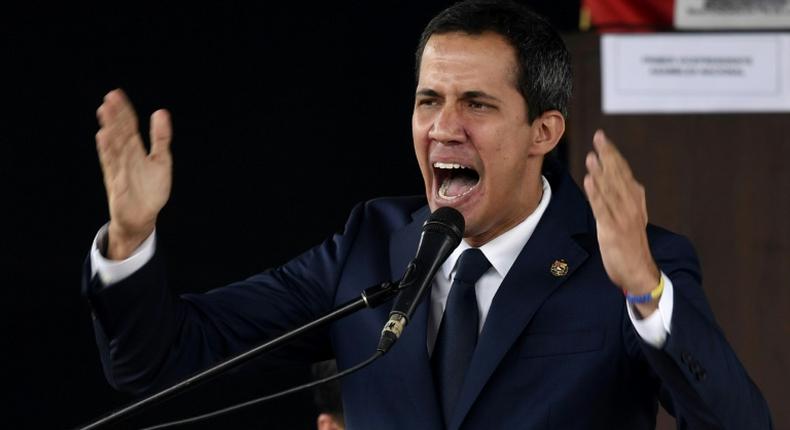 Venezuelan opposition leader and self-proclaimed interim president Juan Guaido has called for the military to back the opposition boycott of December's elections