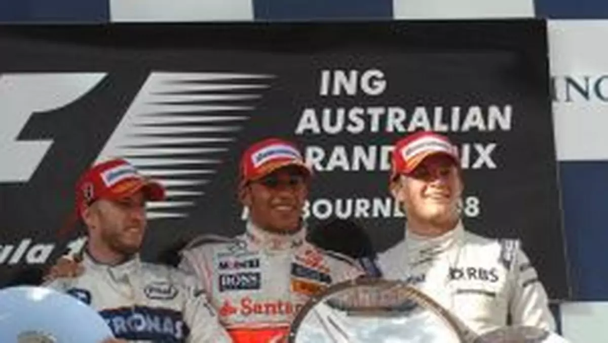 Grand Prix Australii 2008: świetny Hamilton, Kubica bez taktyki (wyniki, klasyfikacje, fotogaleria)