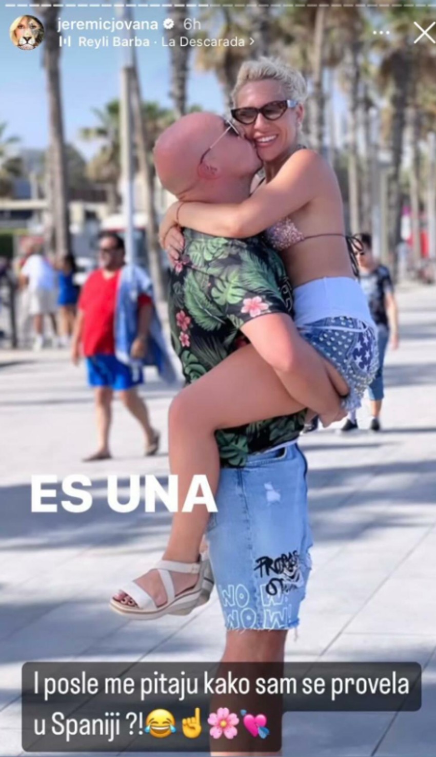 Jovana sa Nenadom u Španiji