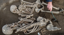 Árpád-kori csontvázakat ástak ki a régészek - galéria