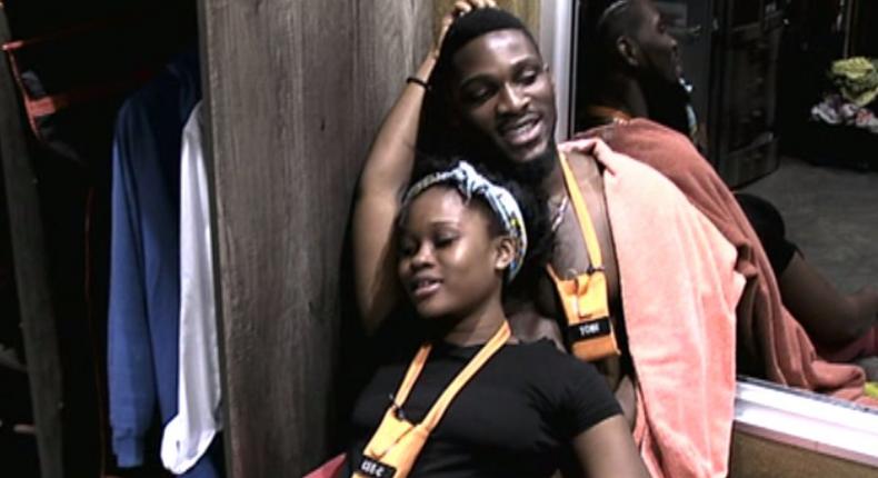 Ebuka revealed moments when Tobi and Cee-C kissed in the Big Brother Naija house.