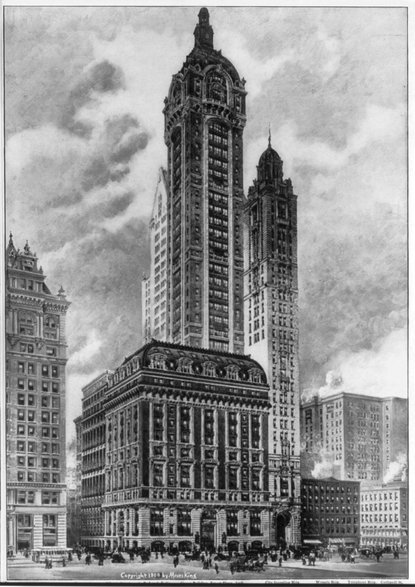 Budynek w 1908 roku