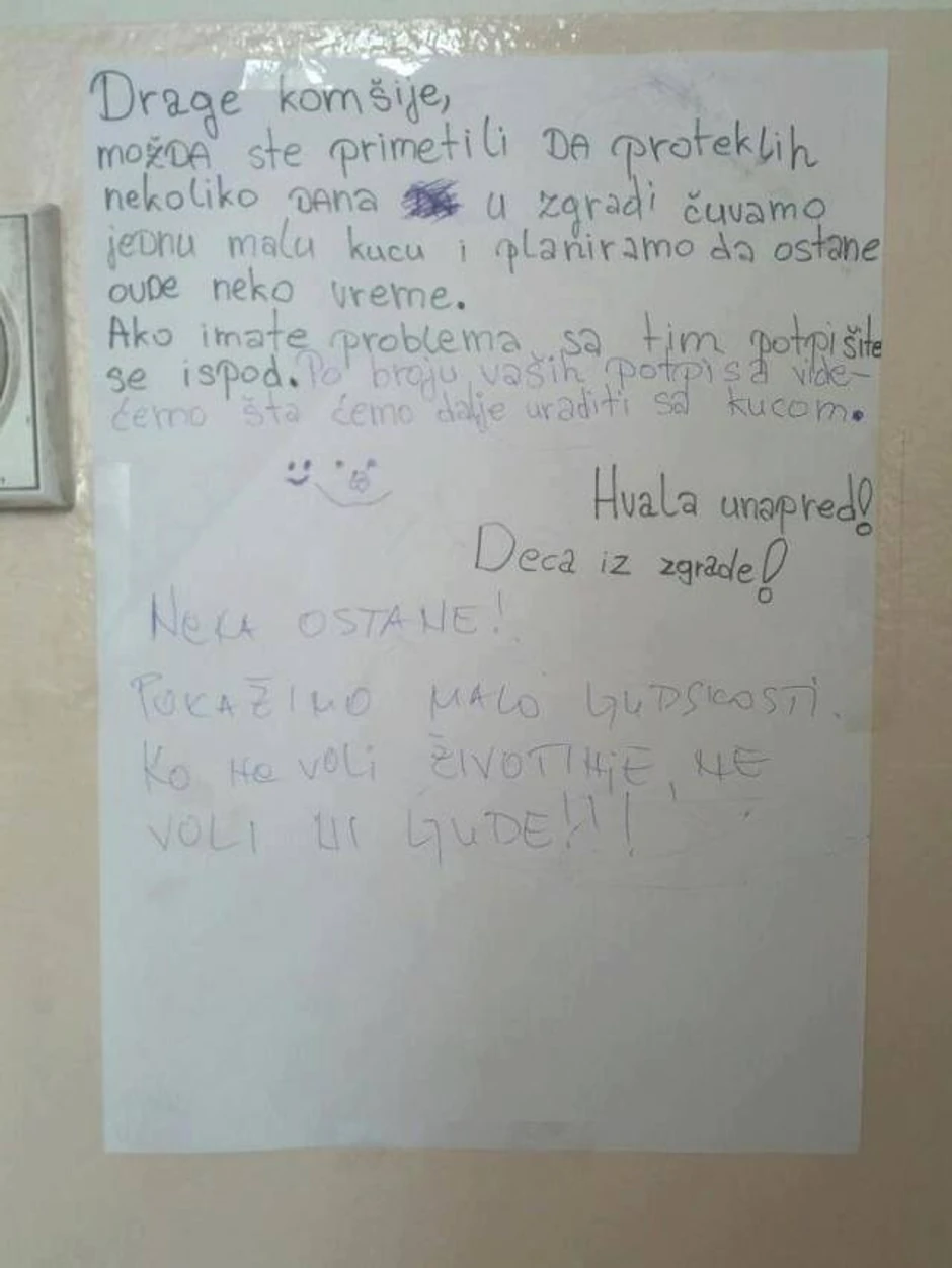 Potrebna je samo dobra volja