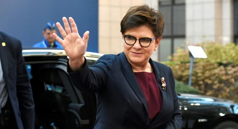 Poland's Prime minister Beata Szydlo, seen in December 2016, said there was neither any such proposal, nor any room to discuss the issue of CIA black sites