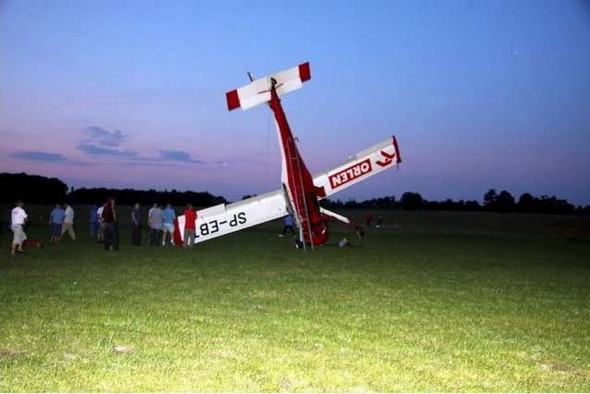 Katastrofa awionetki. Pilot przeżył!