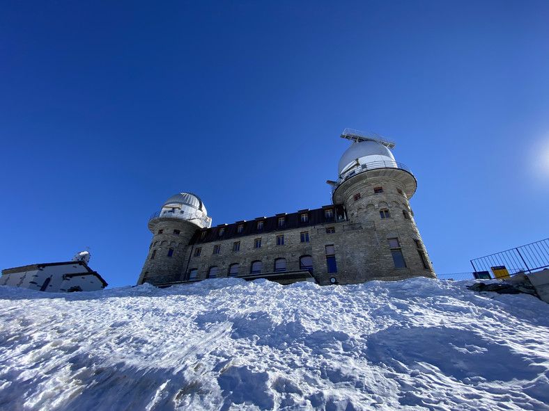 Hotel i obserwatorium na Gornergrat