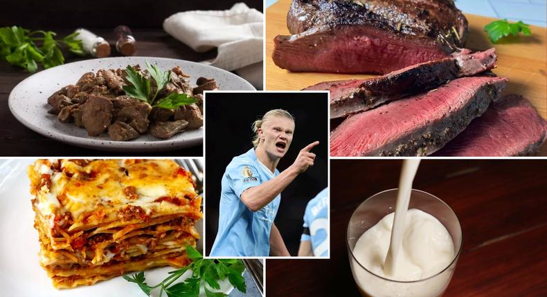Check out what foods make up Erling Haaland's strict diet plan