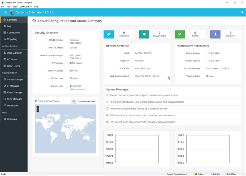 Cerberus FTP Server