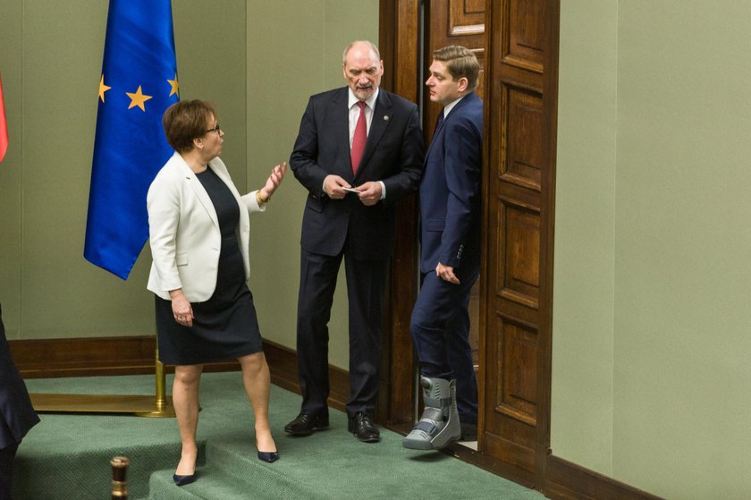 Bartosz Kownacki i Antoni Macierewicz