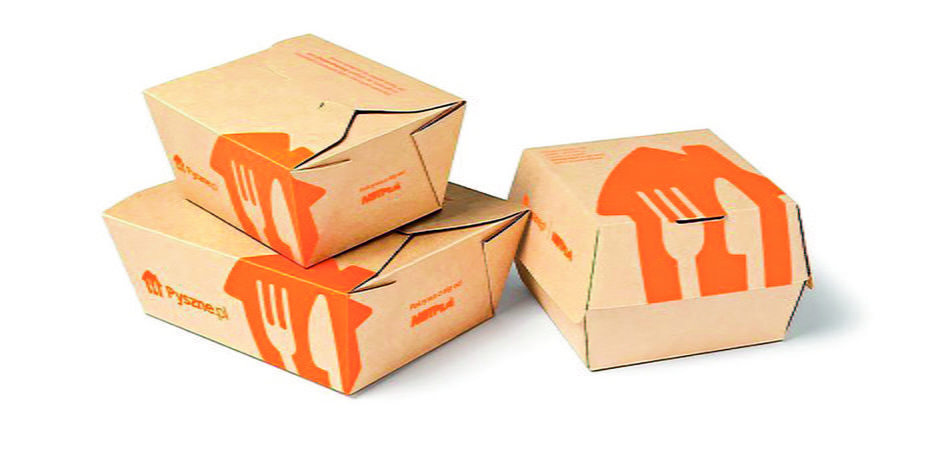 Nowe pudełka na potrawy oferowane przez Pyszne.pl mają powłokę wykonaną z wodorostów. Są odporne na tłuszcz i wodę i szybko się rozkładają.