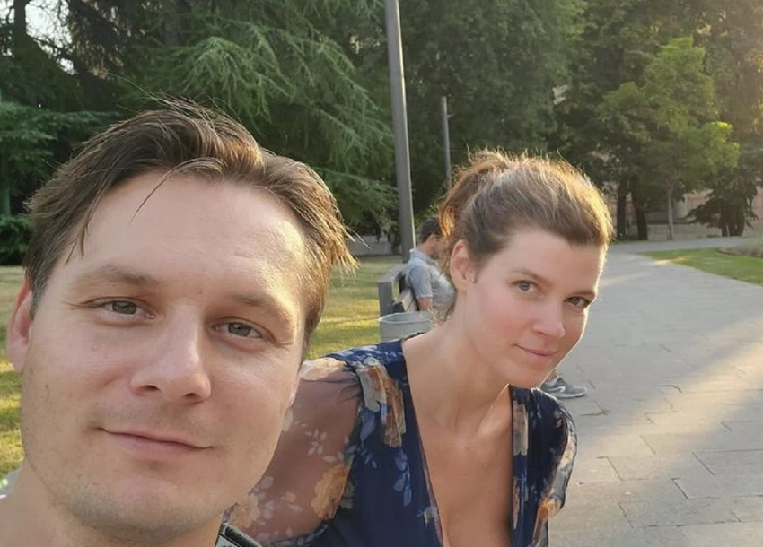 Ivana Jovanović sa mužem