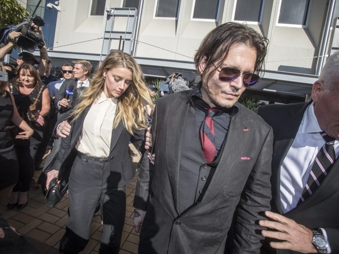 Amber Heard i Johnny Depp