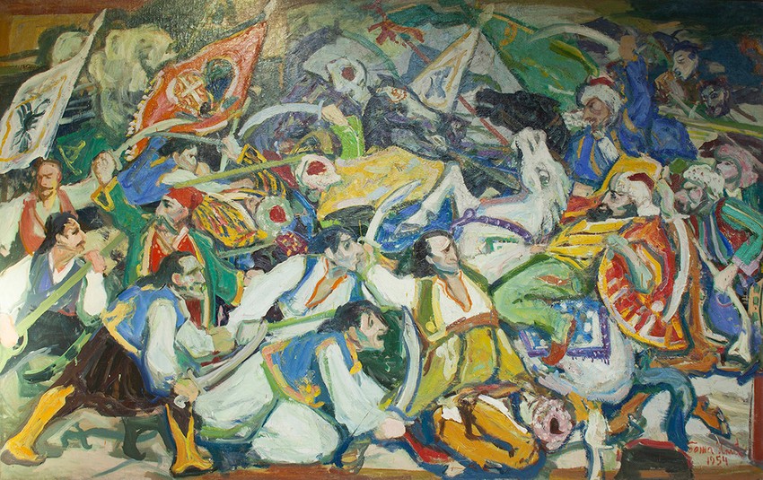 "Boj na Čegru", Boža Ilić 