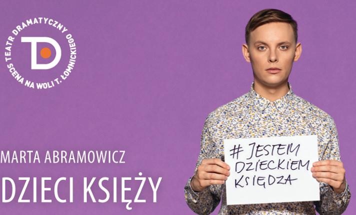 "Dzieci księży", reż. Daria Kopiec, mat. promocyjne spektaklu 