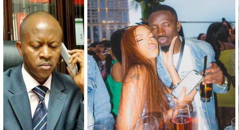 Sheillah Gashumba says she has not spoken to her dad Frank (L) since last year