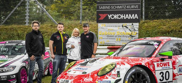 Sabine Schmitz ma już swój zakręt na Nürburgringu. Inauguracja odbyła się przed wyścigiem