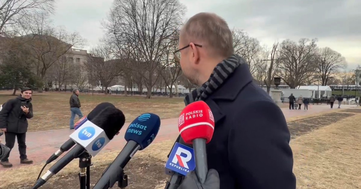 Zaskakująca sytuacja przed Białym Domem. Minister Nawrockiego nie krył zdziwienia. "Przypadek czy ręka Boga?"