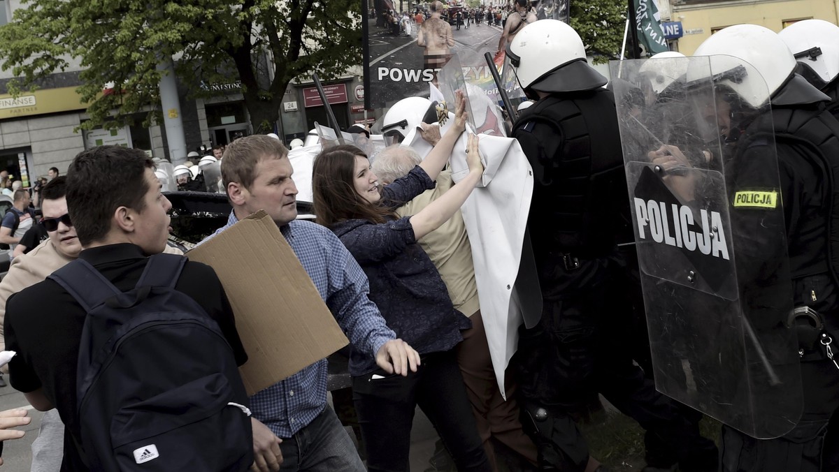 starcia z policją