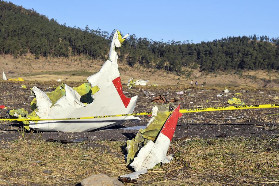 Miejsce katastrofy Boeinga 737 Max Ethiopian Airlines, 10 marca 2019 r.