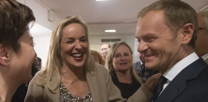 Donald Tusk uległ urokowi Sharon Stone?