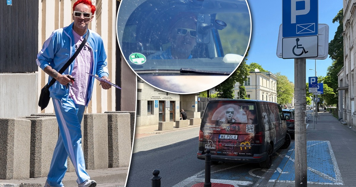 Wiśniewski musiał załatwić pilną sprawę. Zdjęcia z parkingu wywołały burzę, tak się tłumaczy