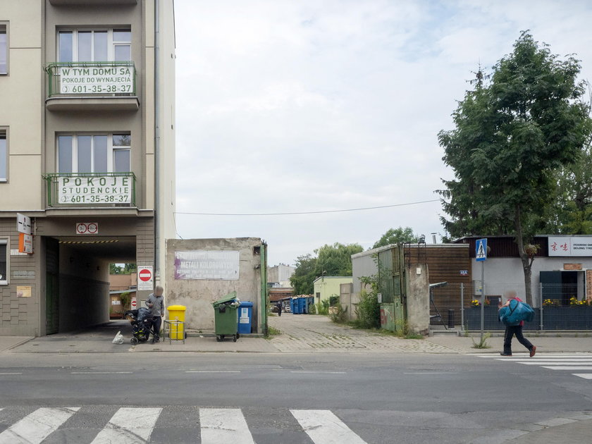 Jedno ze złomowisk w centrum Łodzi