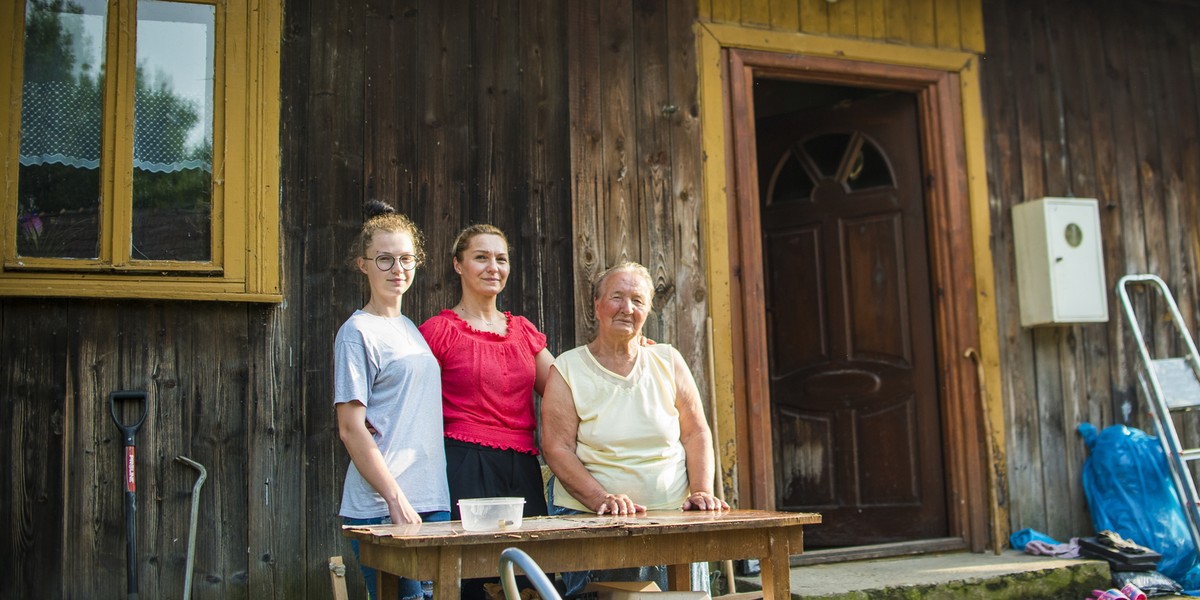 Pani Ula z rodziną mieszka w 100-letnim domu.