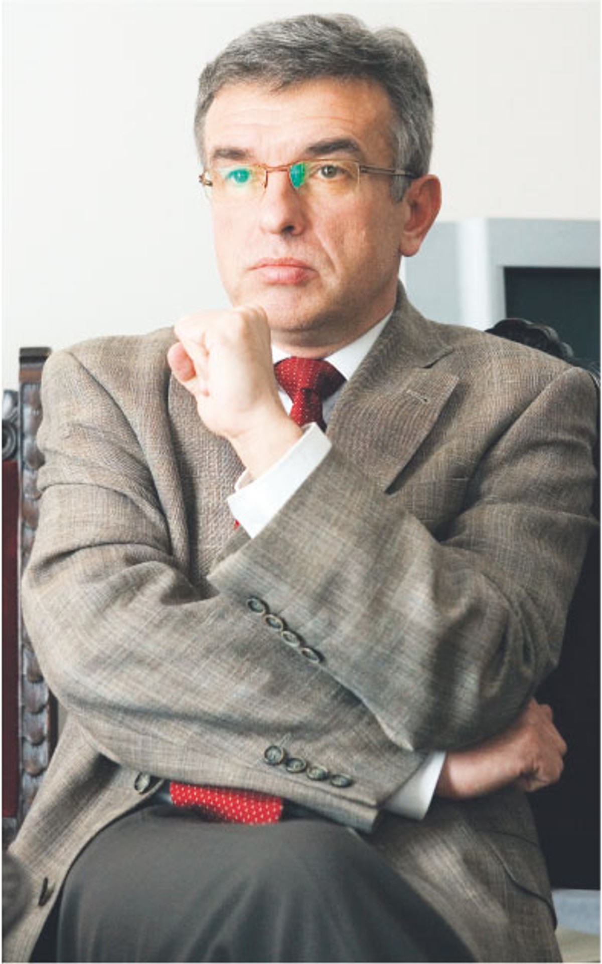 Marek Haber , w 2007 roku został powołany na stanowisko wiceministra zdrowia. Od 1990 roku pełnił funkcję dyrektora szpitala w Suchej Beskidzkiej Fot. Wojciech Górski