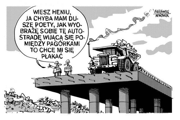 Dusza poety autostrady krzętowski