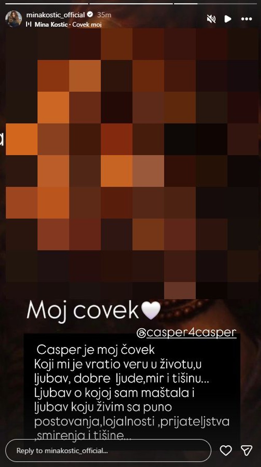 Mina Kostić, objava