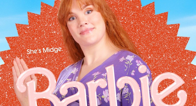 Emerald Fennell plays Midge in Barbie.Warner Bros.