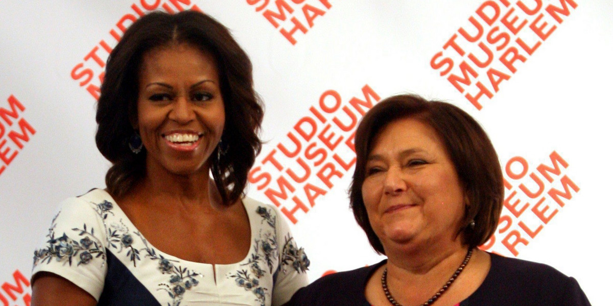 Michelle Obama i Anna Komorowska